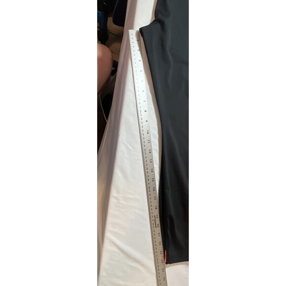 Nike Air Pants Womens Size Medium Black Orange Blue 7/8 Leggings Running Yoga - Picture 9 of 10